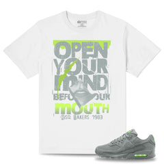 RISQ TAKERS t-shirt RTDe - Open your Mind Before your Mouth - WHITE 6
