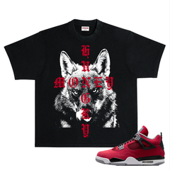 RICH DEAD IDOLS t-shirt "money hungry " BLACK AND RED