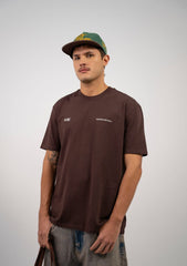 PURE Brown Regular T-Shirt (PUR22617-32)