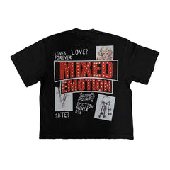 MIXED EMOTION T-SHIRT Black ‘Lost Identity’ Tee