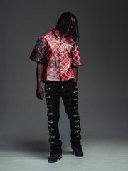 GUAPI Black Velvet Aviation Clasp Pants