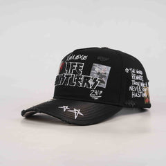 LIFE HUSTLERS hat LH DESIGNER black