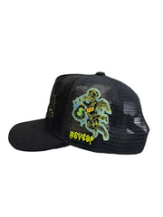 REYESF HAT siempre con DIOS BLACK/YELLOW