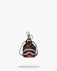 SPRAYGROUND SHARKS IN PARIS GRIN & GRIND BACKPACK KEYCHAIN