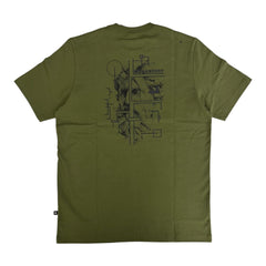 MONASTERY COUTURE MARS T-SHIRT MEN WINTER MOSS