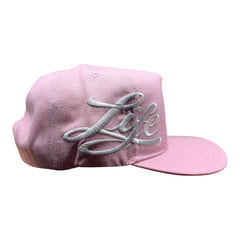 LIFE HUSTLERS "Bubblegum Pink" Bling Snapback Hat