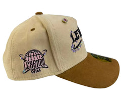 LEGENG HAT 1st Anniversary - Limited Edition Snapback Suede BEIGE/BROWN