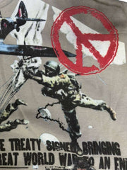 THE SYNDICATE hoodies "PEACE" ZIP UP-DK.GRY (SYNH_18 (2))