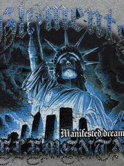 ELEMENTS DRIP SAINTS ELEMENTS " RHINESTONE GRAPHIC TEE gray/blue