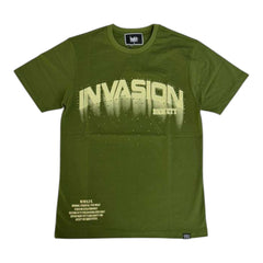 DENIMICITY INVASION STONE T-SHIRT DNM-2506OLIVE