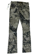KDNK QUILTED CAMO PANTS KNB3403-H. CAMO.CHAR