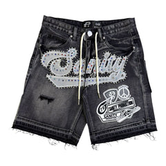 POLITICS STUDIOS Shorts - Black Wash - PK26 - SPR-01