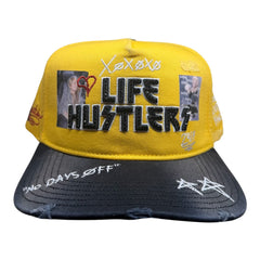 LIFE HUSTLERS hat LH DESIGNER yellow