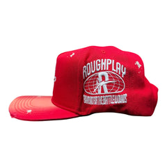 ROUGH PLAY hat vintage SNAPBACK (red))