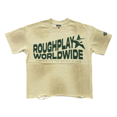 ROUGH PLAY may 16th 2026 (TAN/GREEN T-SHIRT)