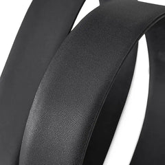 BAROCCO BELT Smooth Leather Auto Buckle – Gold Edition-Gold/Black