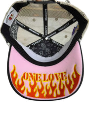 TOXICITY TROUBLE IN PARADISE TRUCKER TD-001-900-TROUBLE Trucker Hat