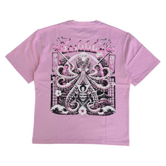 DENIMICITY WARRIOR OF THE SEAS STONED QUT OVERSIZE T-SHIRT DNM-2502PINKO