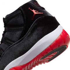 JORDAN 11 RETRO "BRED VELVET" DB5457061 NEGRO/ROJO