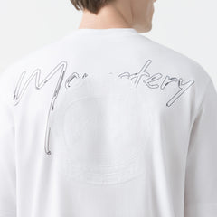 MONASTERY COUTURE CALDWELL T-SHIRT OVERSIZED MEN WHITE