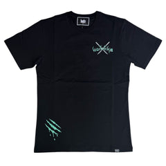 DENIMICITY WARRIOR OF THE SEAS STONED OUT T-SHIRT DNM-2502BLACK