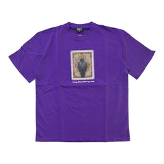 RICH GANG T-SHIRT my rebellion (#OVZ TEE, (BP844)) PURPLE