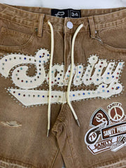 POLITICS STUDIOS SHORTS - Khaki - PK26 - SPR - 05