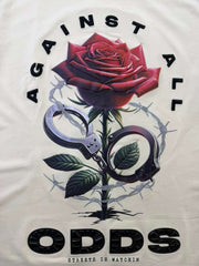 STREETZ IZ WATCHIN t-shirt AGAINST ALL ODDS SST CREAM