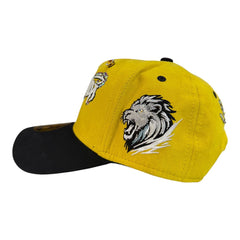 LEGENG HAT 1st Anniversary - Limited Edition Snapback Suede YELLOW/BLACK