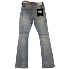 KDNK BARBED WIRE RHINESTONE JEANS KND4920-LT.BLUE