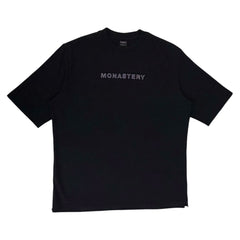 MONASTERY COUTURE GIPFEL T-SHIRT OVERSIZED MEN BLACK