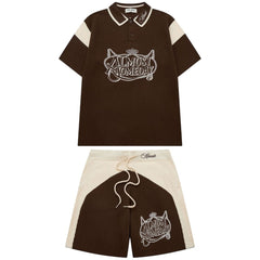 ALMOST SOMEDAY SET clubhouse knit polo (AS-SUM26-007)-(AS-SUM26-008)