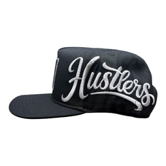 LIFE HUSTLERS "Classic Black & Ice" Rhinestone Snapback Hat