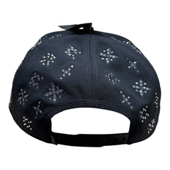 CULT OF INDIVIDUALITY HAT REPEAT PATTERN WITH CRYSTALS HAT (626AC-CH79A