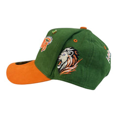 LEGENG HAT 1st Anniversary - Limited Edition Snapback Suede GREEN/ORANGE
