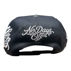 LIFE HUSTLERS "Classic Black & Ice" Rhinestone Snapback Hat