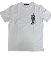 SIW T-SHIRT ANGEL & GUN WHITE PREMIUM TEE