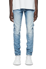 PÚRPURA Skinny Coated P001-SKCI324 Índigo claro