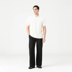 MONASTERY PROMETHEUS POLO MEN WHITE ASPARAGUS