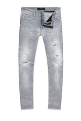 JORDAN CRAING pant CEMENT WASH rip and REPAIR SEAN FIT