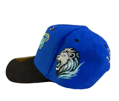 LEGENG HAT 1st Anniversary - Limited Edition Snapback Suede BLUE/BLACK