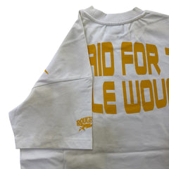 ROUGH PLAY MAY 16TH 2026 (WHITE/YELLOW T-SHIRT)