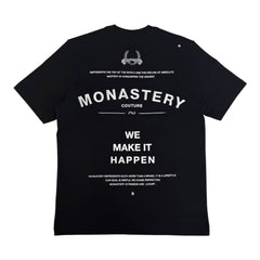MONASTERY COUTURE GASHER T-SHIRT MEN BLACK