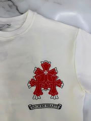 RICH GANG T-SHIRT red broken heart (#OVZ TEE,(GG917) red