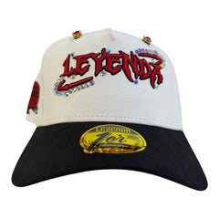 LEGENG HAT 1st Anniversary - Limited Edition Snapback Suede WHITE/RED/BLACK