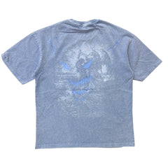 SEE YOU IN PARADISE T-SHIRT W PRINT AND SILICONE HE-ICE BLUE/9192A