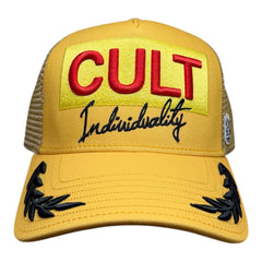 CULT OF INDIVIDUALITY HAT MESH BACK TRUCKER HAT "RACING" (626AC-CH63A)