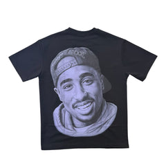 TRICH GANG T-SHIRT tupac (#OVZ TEE,(GG903)) black