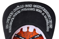 LEGENG HAT 1st Anniversary - Limited Edition Snapback Suede Orange/Black