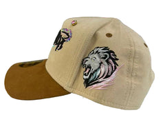 LEGENG HAT 1st Anniversary - Limited Edition Snapback Suede BEIGE/BROWN